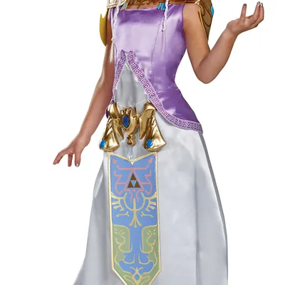 Disfraz Princesa Zelda The Legend of Zelda Púrpura y Dorado (Pedido Exclusivo · entrega 2 a 3 semanas)