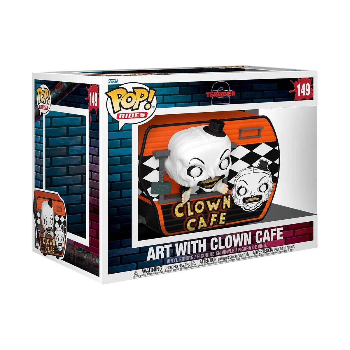 Funko Pop Rides Arte con Café Payaso — Terrifier (Pedido Exclusivo · entrega 2 a 3 semanas)