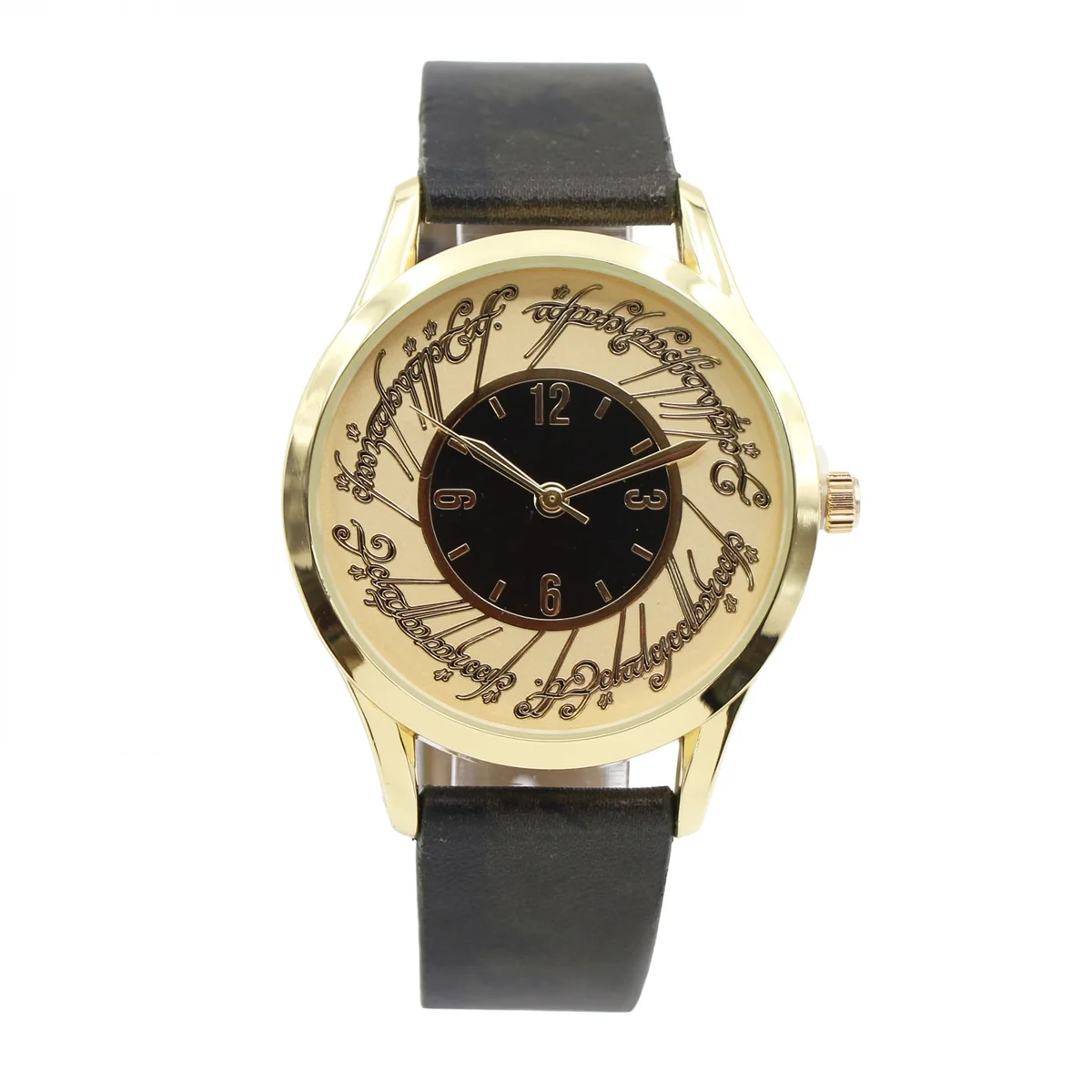 Reloj Analógico El Señor de los Anillos Anillo Único Esfera Dorada (Pedido Exclusivo · entrega 2 a 3 semanas)