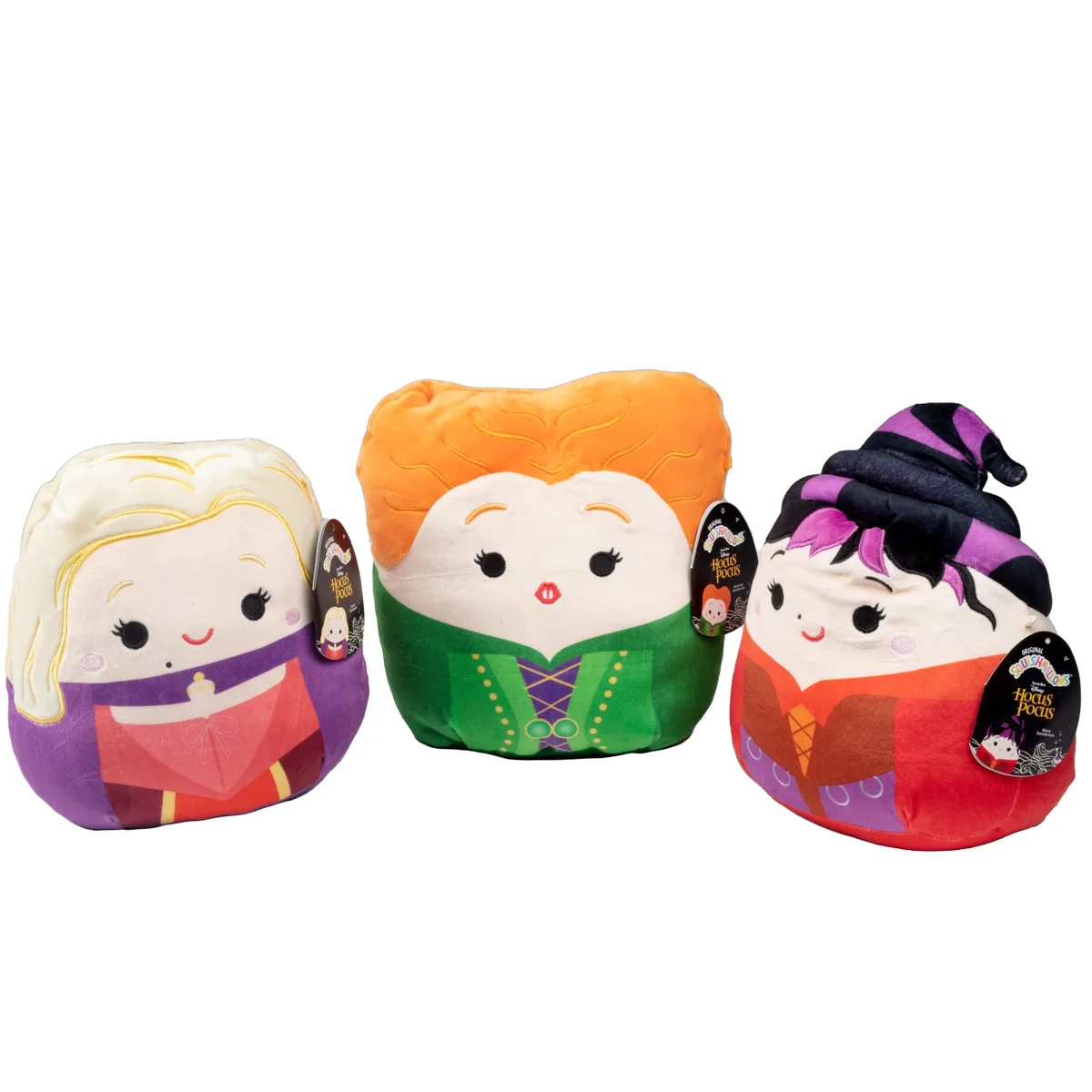 Peluches Squishmallow Hermanas Sanderson — Hocus Pocus Set x 3 (Pedido Exclusivo · entrega 2 a 3 semanas)