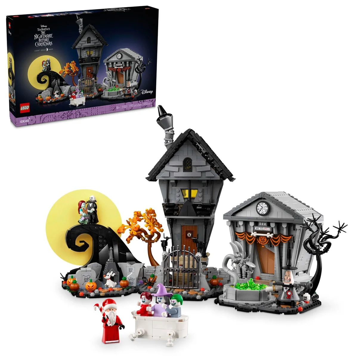 Set de Construcción LEGO Pesadilla Antes de Navidad — Tim Burton (Pedido Exclusivo · entrega 2 a 3 semanas)