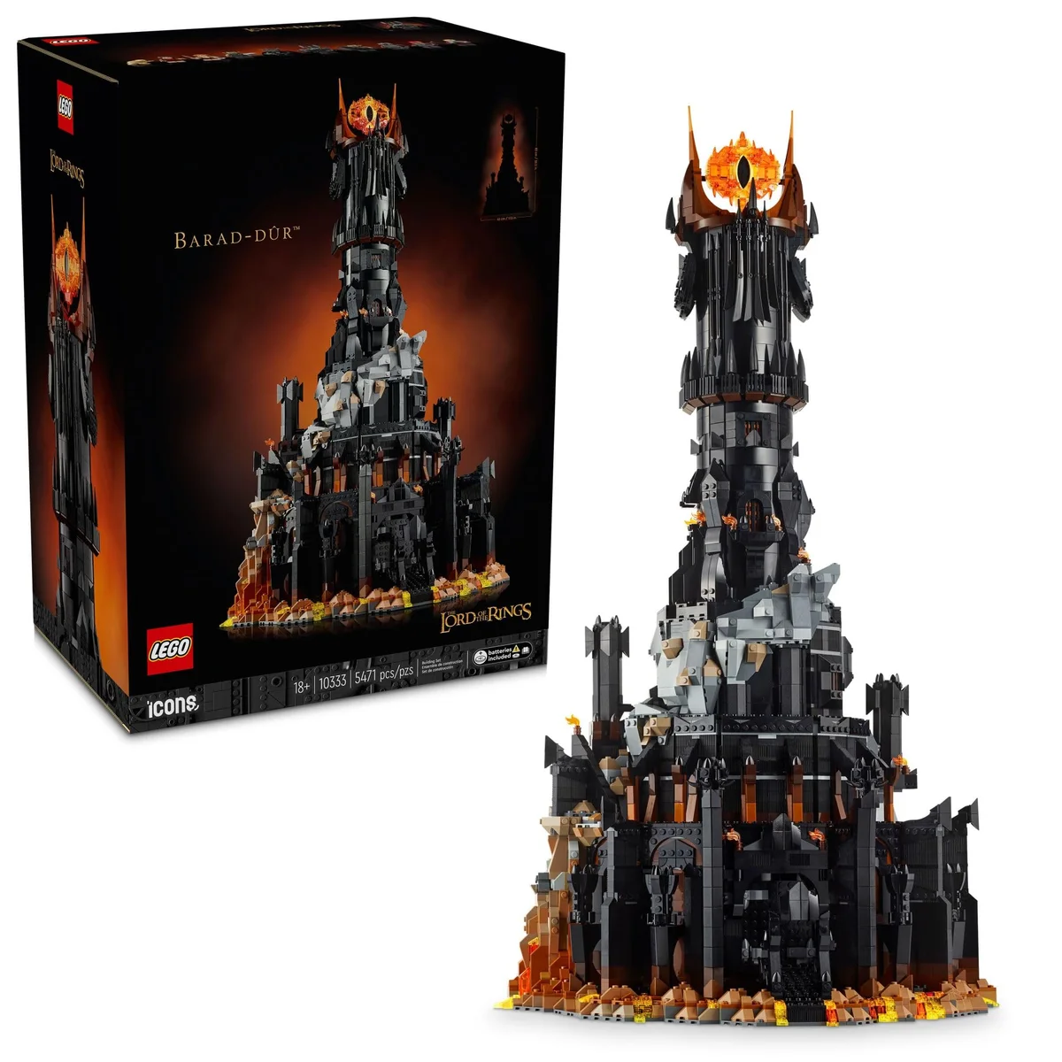 Set de Construcción LEGO Barad-dûr — El Señor de los Anillos (Pedido Exclusivo · entrega 2 a 3 semanas)