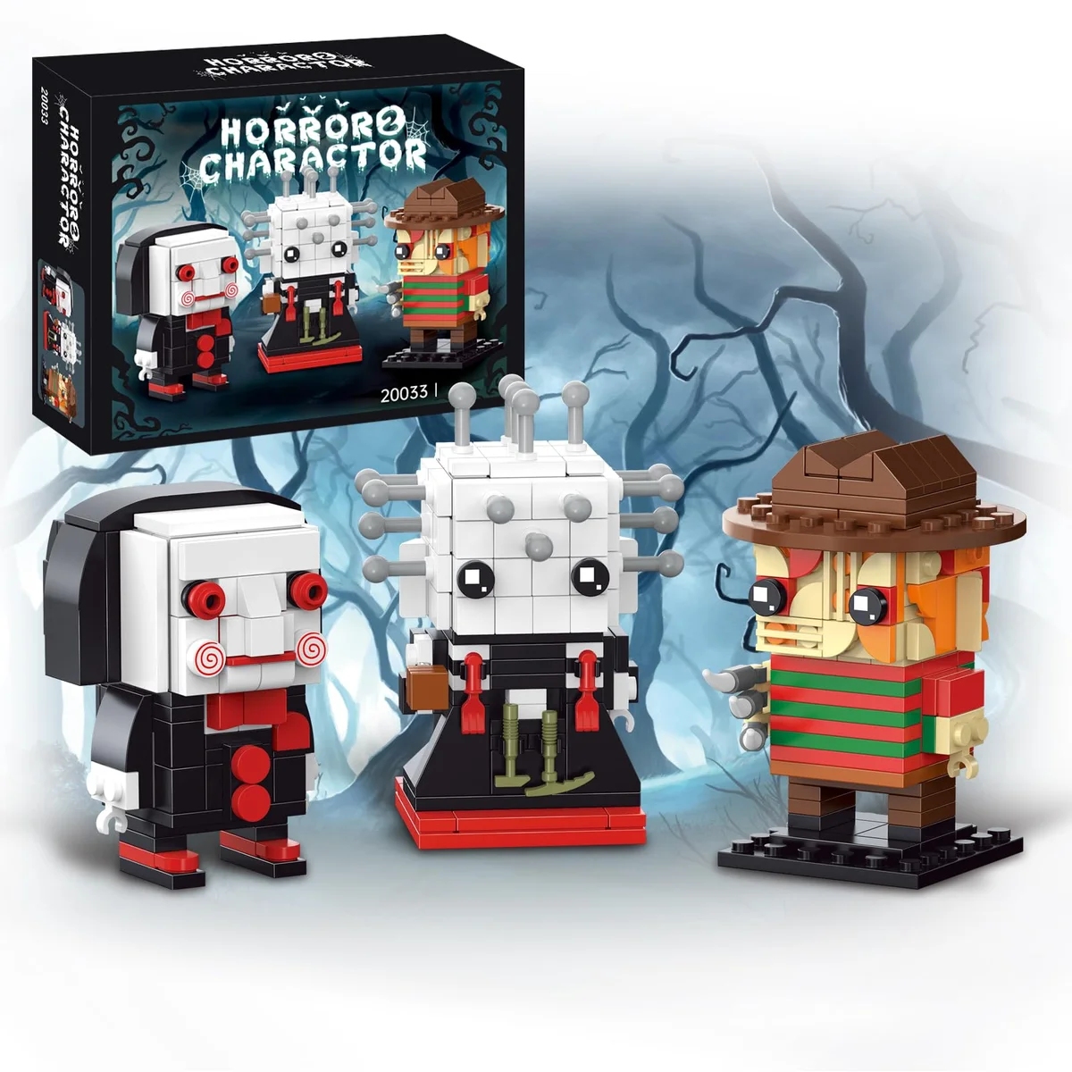 Set de Construcción Horror Personajes Clásicos (Pedido Exclusivo · entrega 2 a 3 semanas)