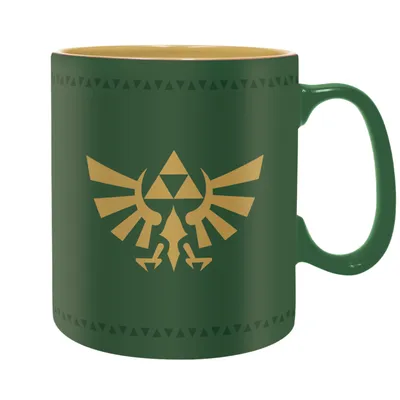 Taza Hyrule The Legend of Zelda Símbolo Dorado (Pedido Exclusivo · entrega 2 a 3 semanas)