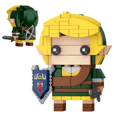Figura Construcción Link Zelda con Espada Maestra (Pedido Exclusivo · entrega 2 a 3 semanas)