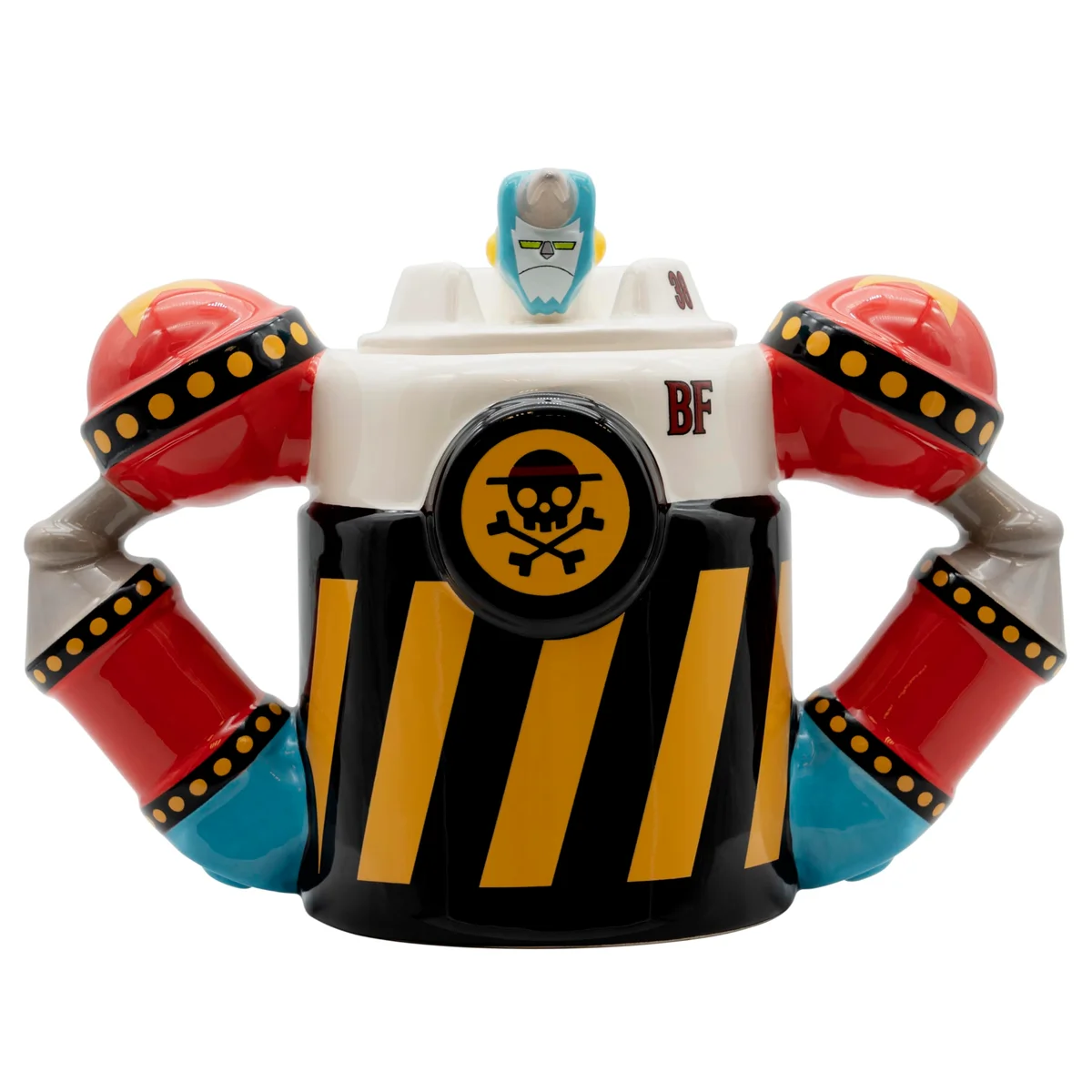 Taza 3D Franky Pirata de Hierro — One Piece (Pedido Exclusivo · entrega 2 a 3 semanas)