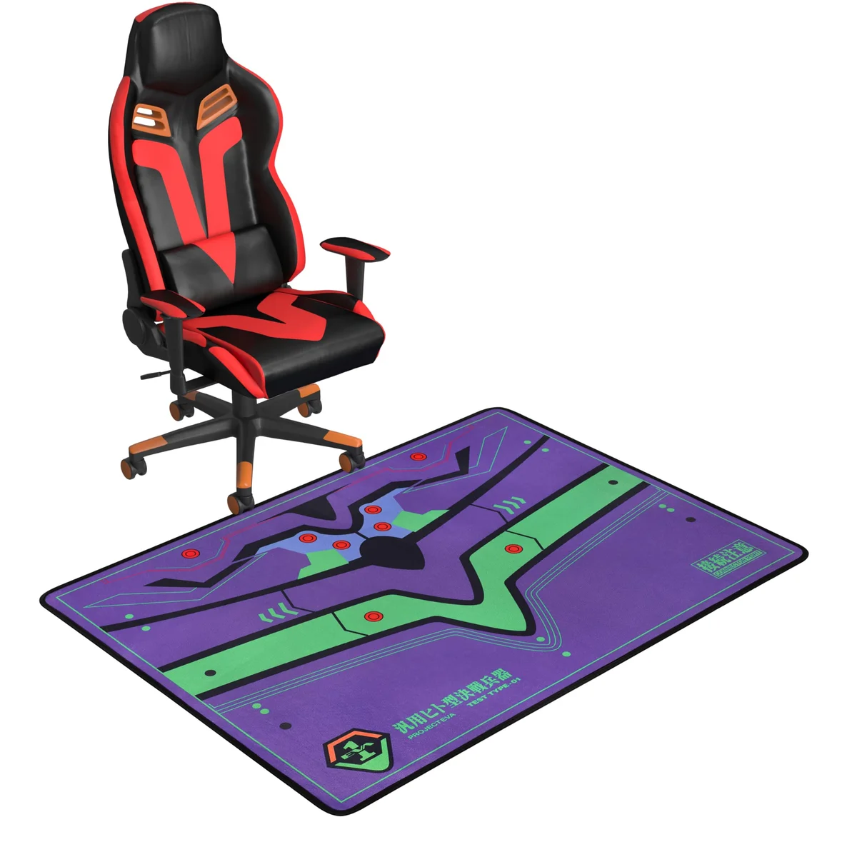 Tapete de Piso EVA-01 Neon Genesis Evangelion Púrpura (Pedido Exclusivo · entrega 2 a 3 semanas)