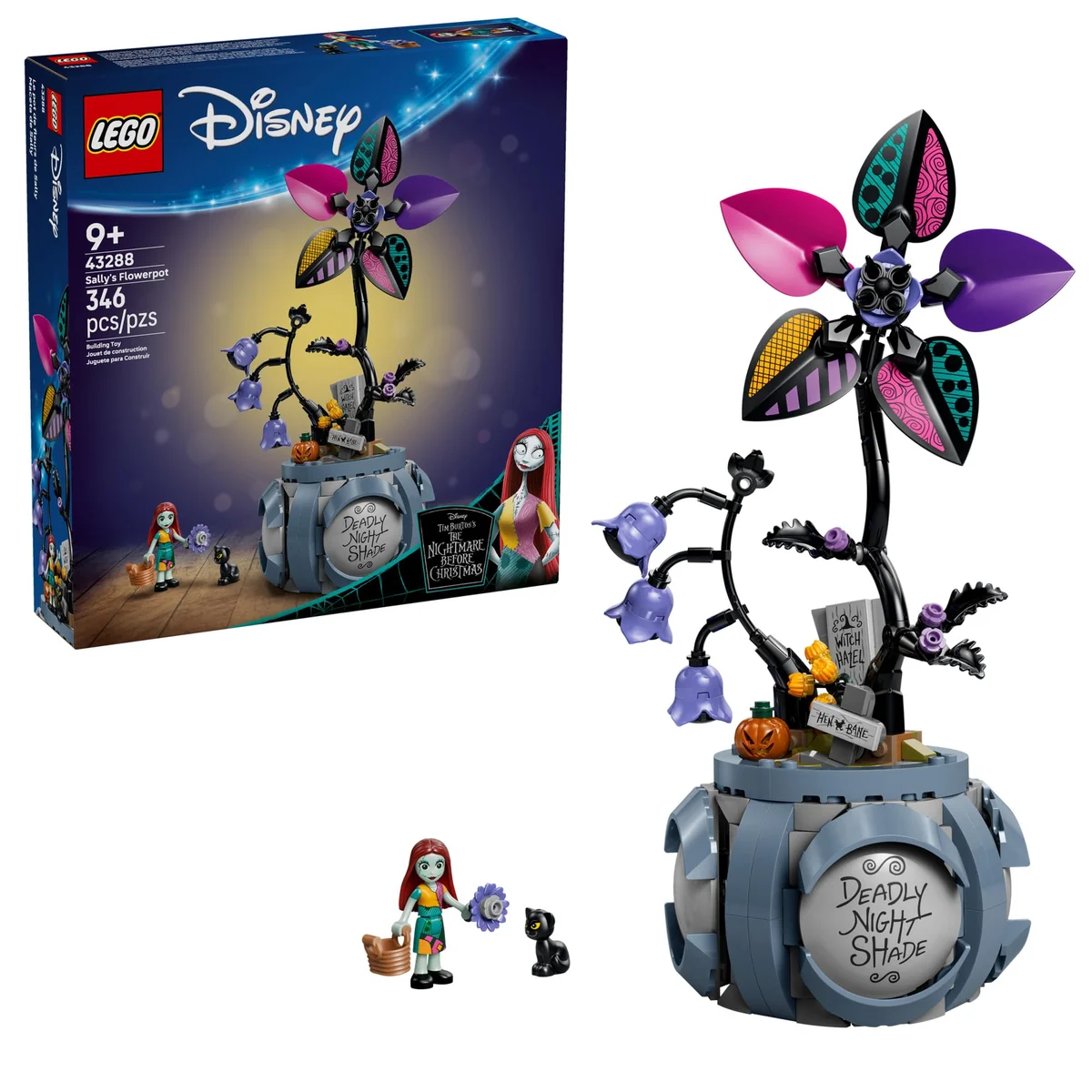 Set de Construcción LEGO La Pesadilla Antes de Navidad Maceta de Sally (Pedido Exclusivo · entrega 2 a 3 semanas)