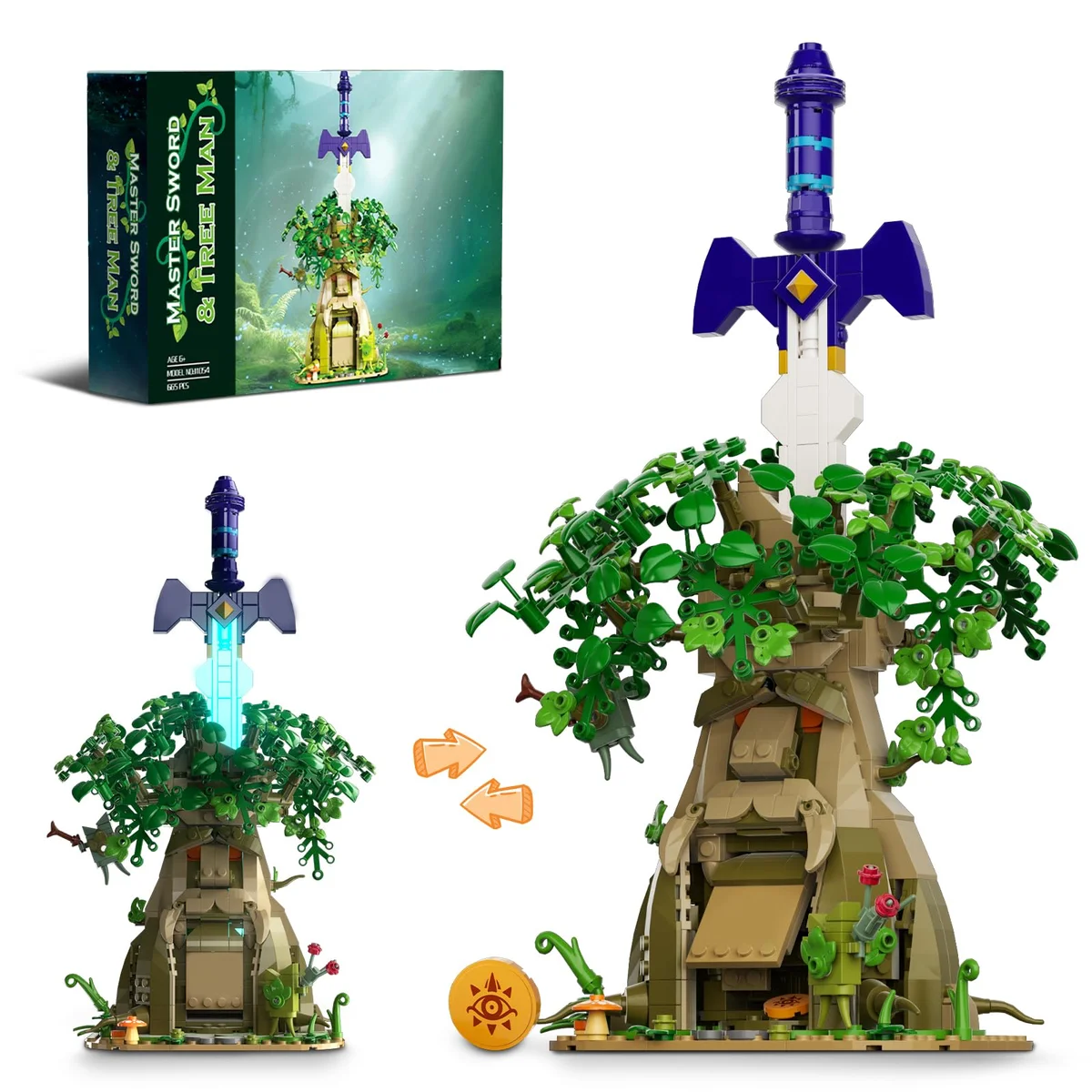 Set Construcción Árbol Mágico con Espada Luminosa (Pedido Exclusivo · entrega 2 a 3 semanas)