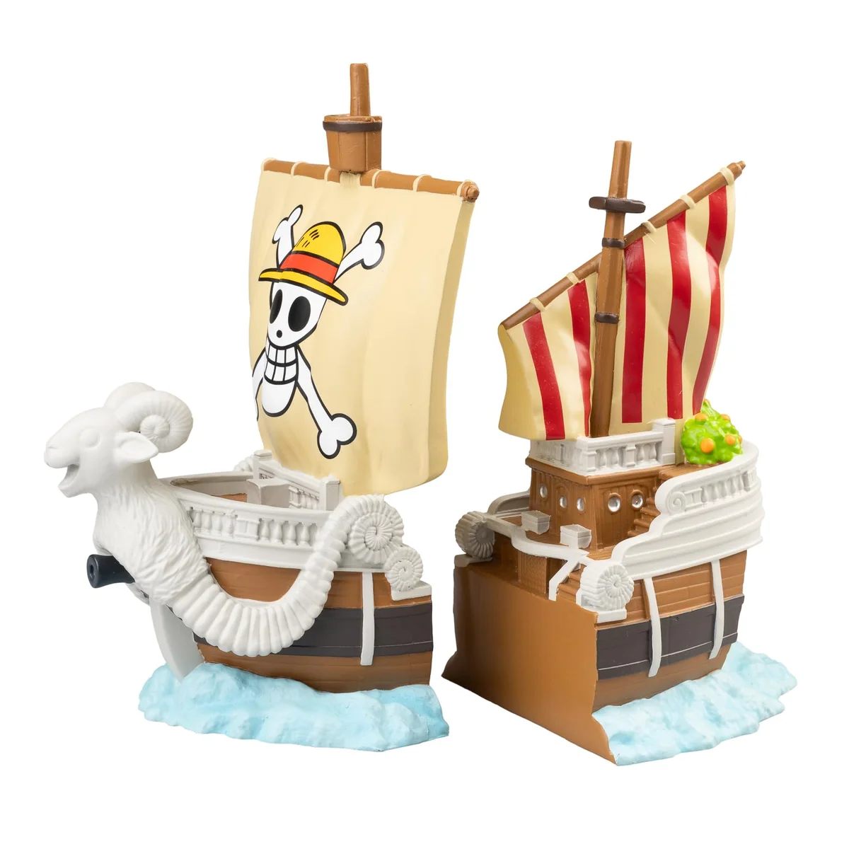 Sujetalibros Barcos One Piece — Calavera y Velas Rojas (Pedido Exclusivo · entrega 2 a 3 semanas)