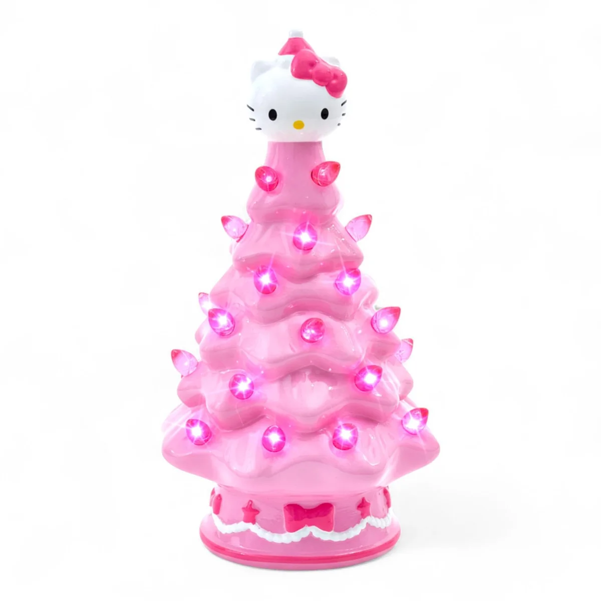 Árbol Navideño Hello Kitty Rosa con Luces LED (Pedido Exclusivo · entrega 2 a 3 semanas)