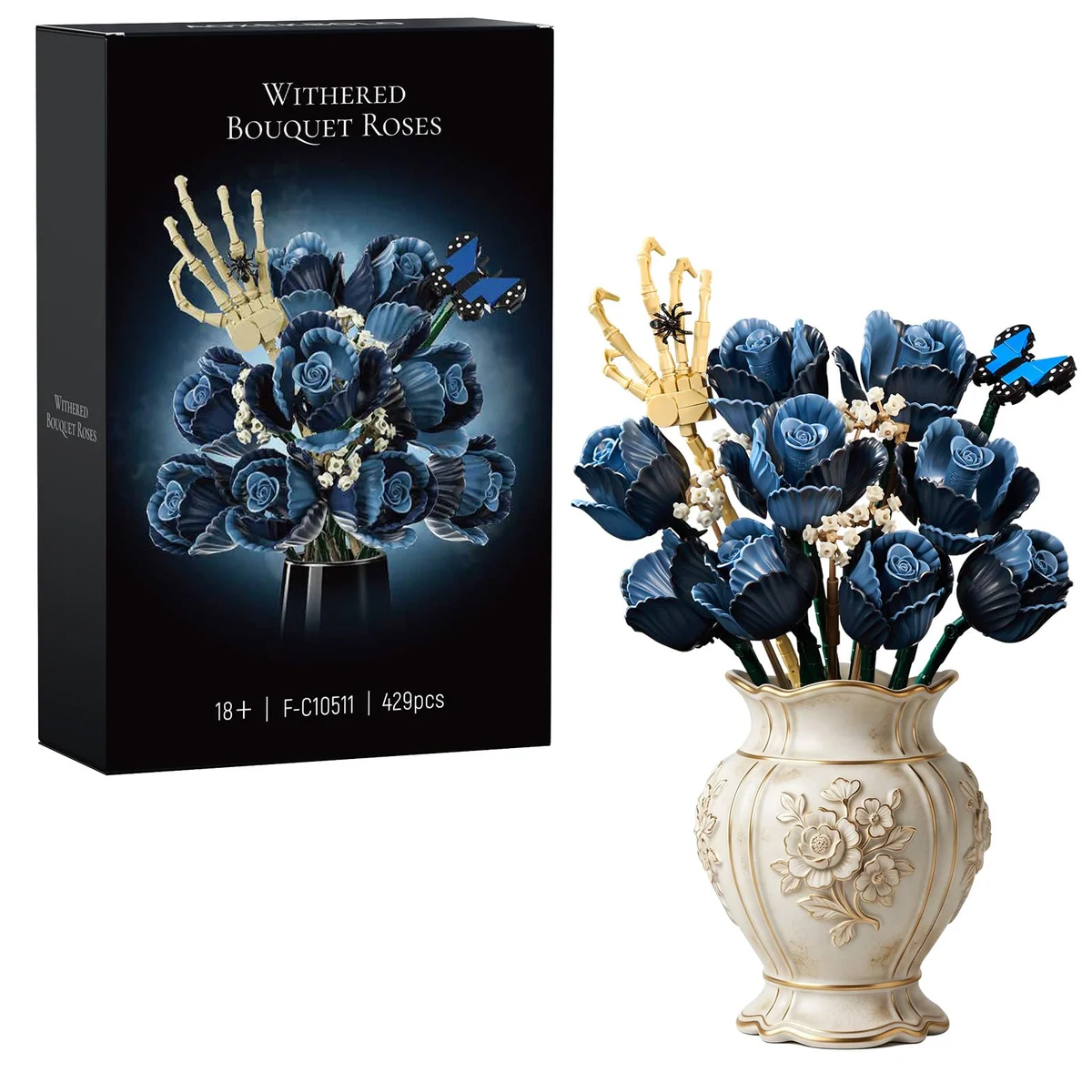 Set de Construcción Rosas Emily El Cadaver De la Novia — 429 Piezas (Pedido Exclusivo · entrega 2 a 3 semanas)