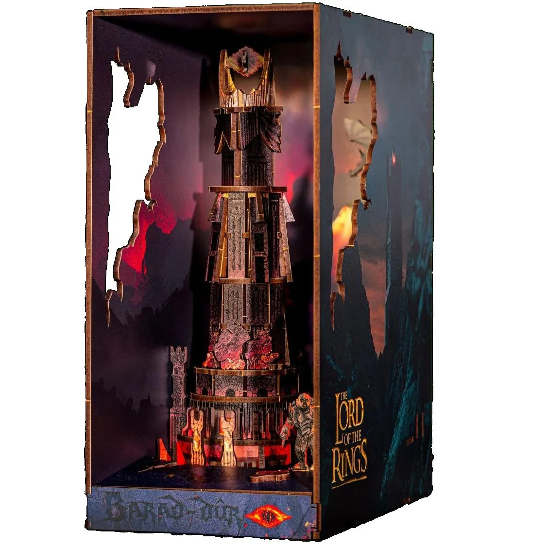 Maqueta 3D Barad-dûr El Señor de los Anillos — Puzzle de Madera (Pedido Exclusivo · entrega 2 a 3 semanas)