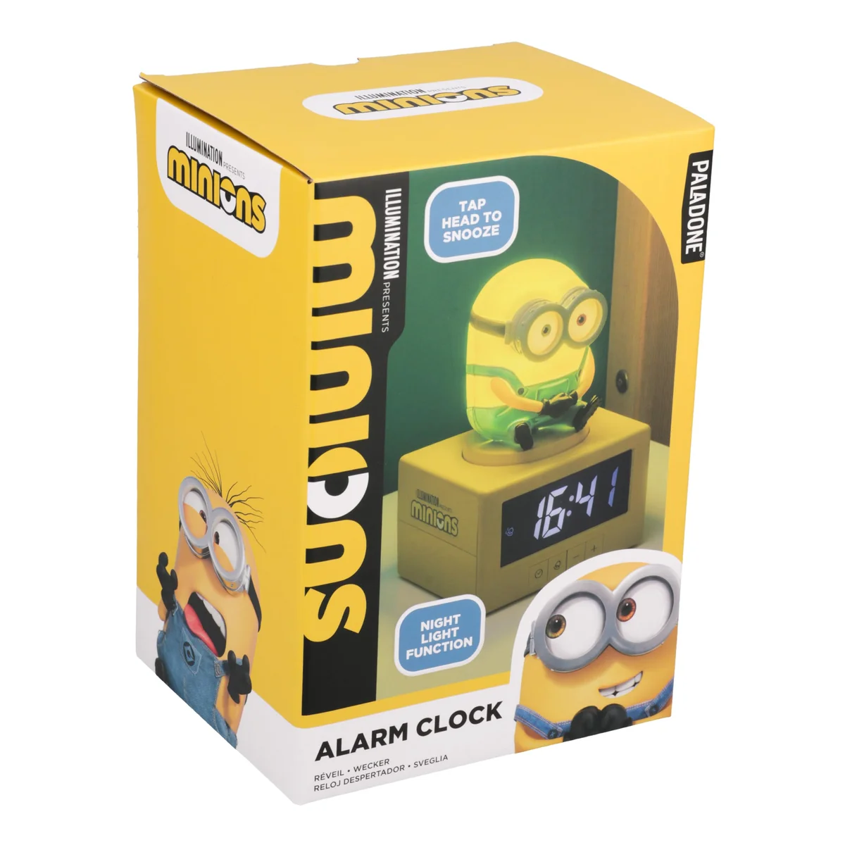 Reloj Despertador Minion Bob con Luz Nocturna (Pedido Exclusivo · entrega 2 a 3 semanas)