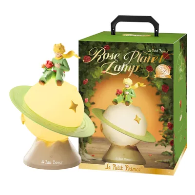 Lámpara Planeta Rosa El Principito — Luz Nocturna Decorativa (Pedido Exclusivo · entrega 2 a 3 semanas)