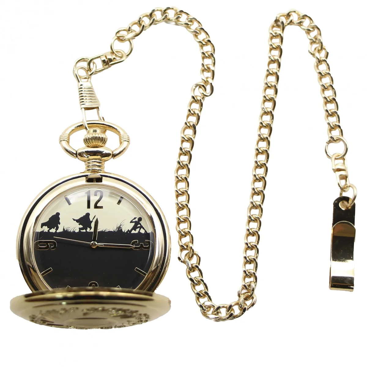 Reloj de Bolsillo Señor de los Anillos con Cadena Dorada (Pedido Exclusivo · entrega 2 a 3 semanas)