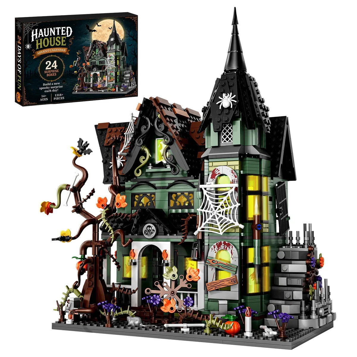 Calendario de Adviento Casa Embrujada Halloween 1318 Piezas (Pedido Exclusivo · entrega 2 a 3 semanas)