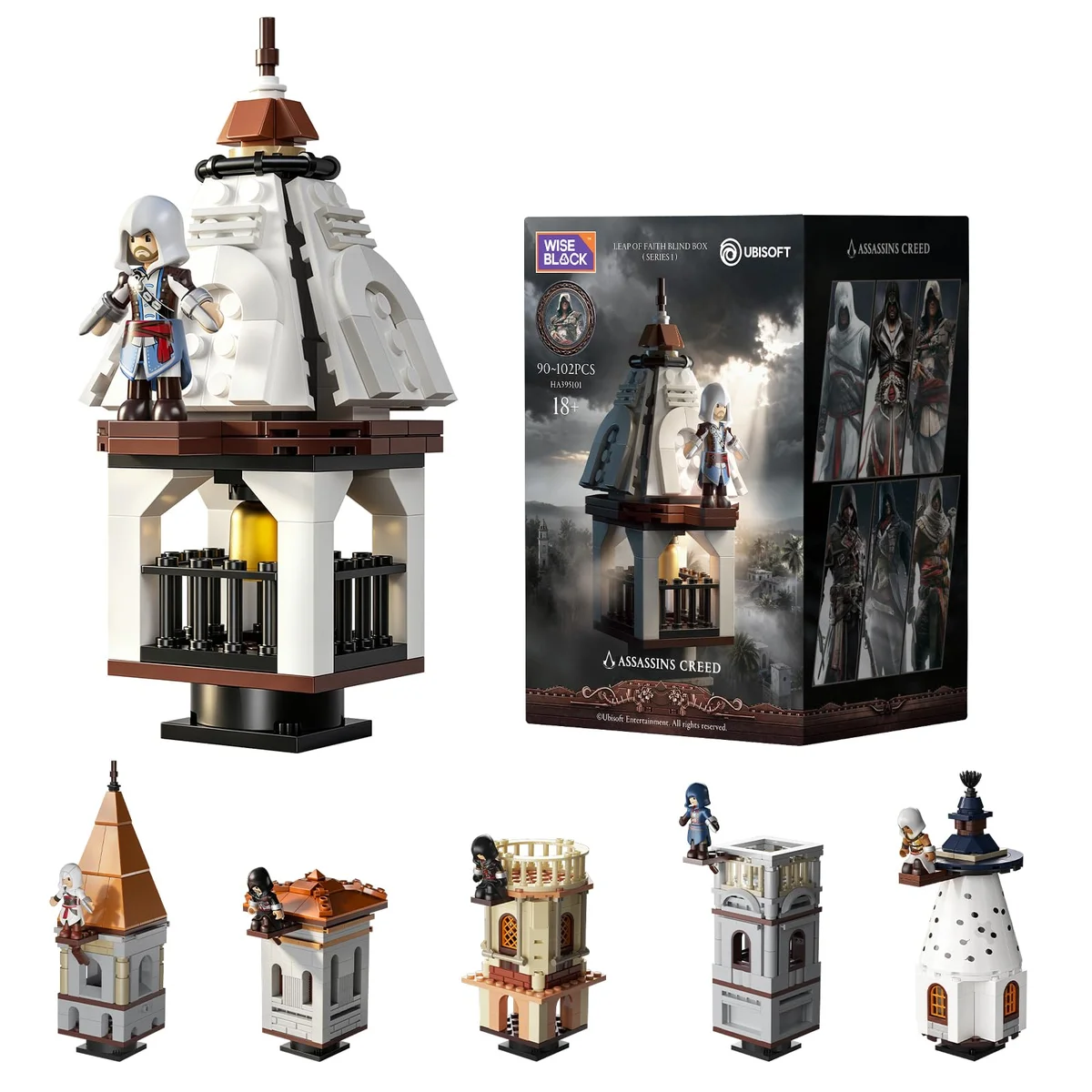 Set de Construcción Assassin's Creed Leap of Faith — Wise Block (Pedido Exclusivo · entrega 2 a 3 semanas)