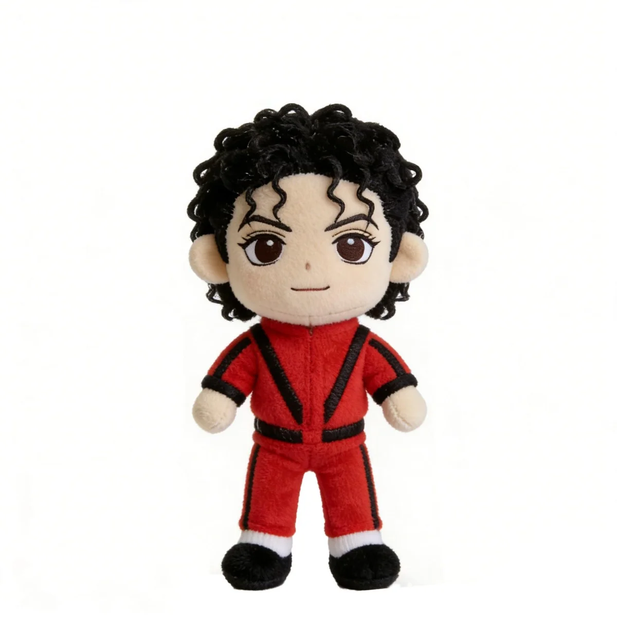 Peluche Michael Jackson Traje Rojo Thriller (Pedido Exclusivo · entrega 2 a 3 semanas)