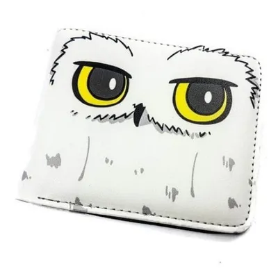 Billetera Hedwig blanca con ojos amarillos — Harry Potter
