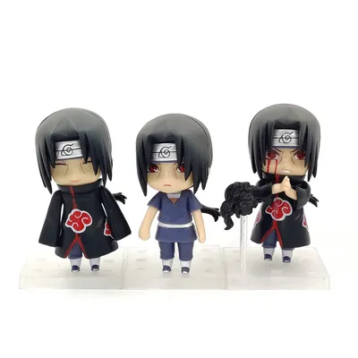 Set de 3 figuras Nendoroid de Itachi Uchiha de Naruto Shippuden