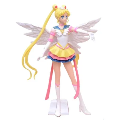 Figura Sailor Moon Usagi Tsukino con alas plateadas
