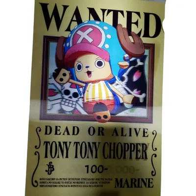 Póster holograma de Tony Tony Chopper One Piece efecto cambio de movimiento