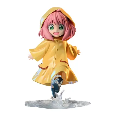 Figura Anya Forger impermeable amarillo Spy x Family