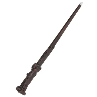 Varita mágica de Harry Potter con luz en la punta