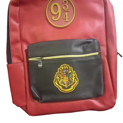 Maleta 9 3/4 Harry Potter vinotinto con escudo Hogwarts
