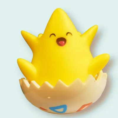 Figura Togepi amarillo en cáscara de huevo - Pokémon
