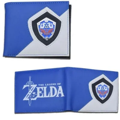 Billetera The Legend of Zelda Escudo Hyliano Azul