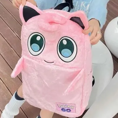 Mochila de felpa Jigglypuff rosa Pokémon