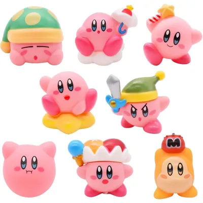 Colección de peluches Kirby en diferentes atuendos — Nintendo