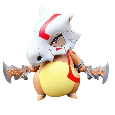 Figura Cubone Pokémon con espadas dobles