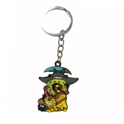 Llavero metal Totoro y Gato Bus Studio Ghibli
