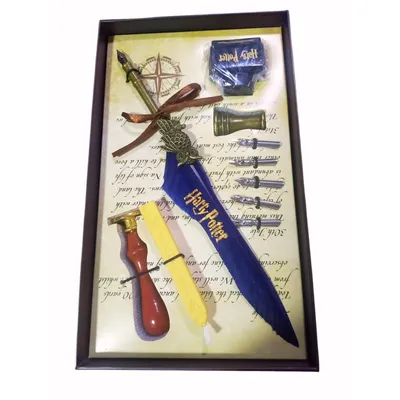 Set de plumas Ravenclaw Harry Potter con accesorios temáticos