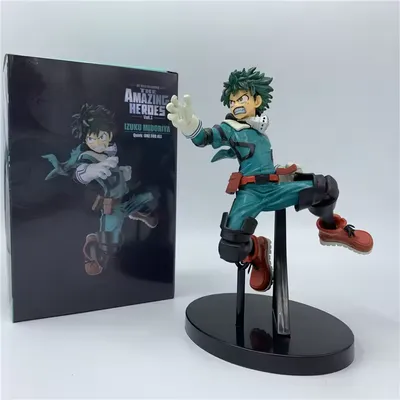 Figura Izuku Midoriya en pose de combate - My Hero Academy