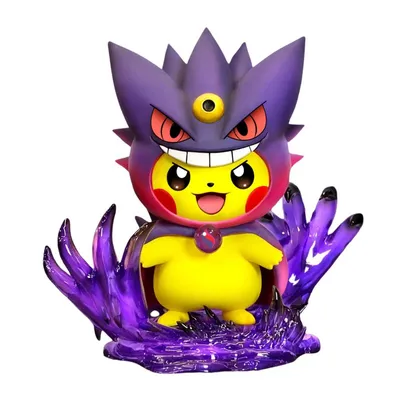 Figura Pikachu disfrazado de Gengar Pokémon
