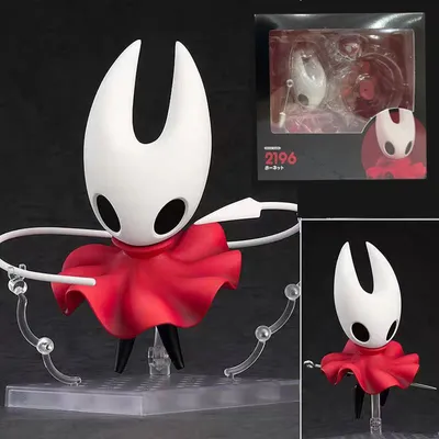 Nendoroid Hornet Hollow Knight con capa roja y caparazón blanco