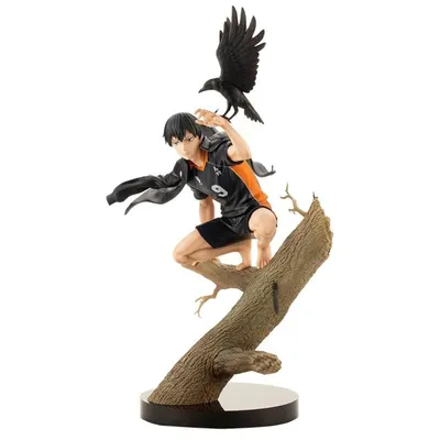 Figura Tobio Kageyama Haikyuu con cuervo