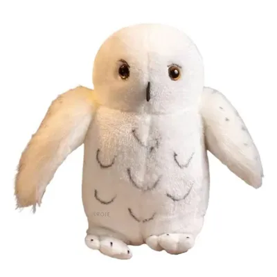 Peluche blanco de Hedwig, lechuza de Harry Potter