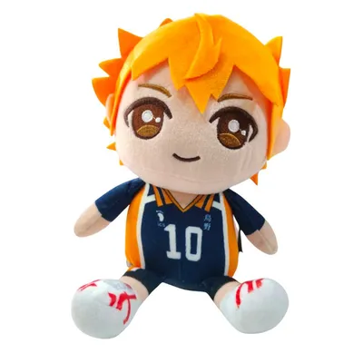 Peluche Shōyō Hinata Haikyuu con uniforme Karasuno número 10