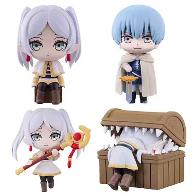 Set de 4 figuras chibi Frieren del anime Más allá del final del viaje