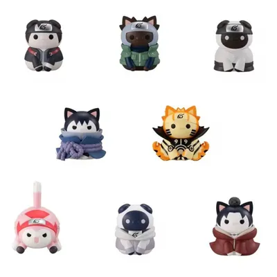 Set de 8 peluches chibi de personajes Naruto