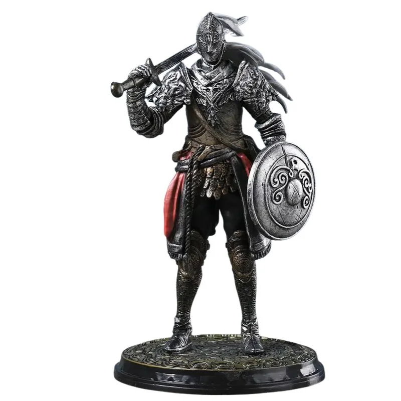 Figura Raging Wolf Elden Ring con armadura y escudo