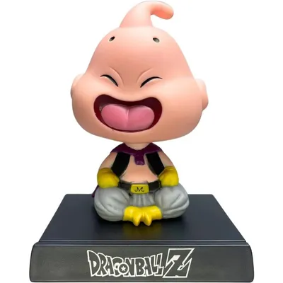 Soporte celular Majin Buu Dragon Ball con base negra