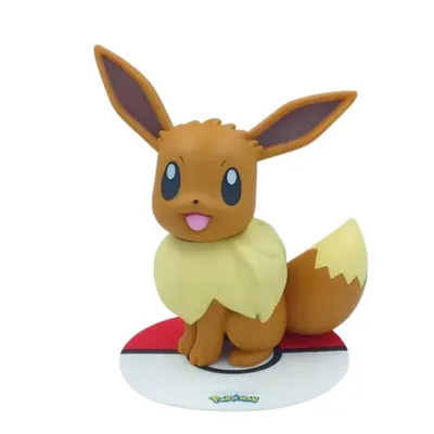 Figura Eevee Pokémon con base decorativa