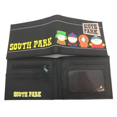 Billetera South Park con los cuatro personajes principales