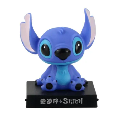 Soporte celular Stitch azul con base negra Lilo y Stitch